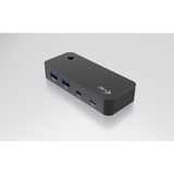 i-tec Universal KVM HUB, Dockingstation schwarz, 2x USB-A- und 2x USB-C