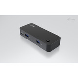 i-tec Universal KVM HUB, Dockingstation schwarz, 2x USB-A- und 2x USB-C