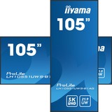 iiyama ProLite LH10551UWS-B1AG, Public Display schwarz, 5K UW, DaisyChain, 60 Hz