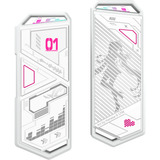 ASUS ROG STRIX ARION HATSUNE MIKU Edition, Laufwerksgehäuse weiß/mint