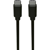 Ansmann USB 3.2 Gen 1 Kabel, USB-C Stecker > USB-C Stecker schwarz, 2 Meter, Laden mit bis zu 60 Watt