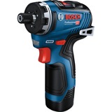 Bosch Professional Akkuschrauber GSR 12V-35 HX Professional, 12Volt blau/schwarz, 2x Li-Ion Akku 3Ah, L-BOXX