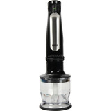 Braun MultiQuick 9 Stabmixer MQ 9147X edelstahl/schwarz, 1.200 Watt, mit 2 Zerkleinerern, Kartoffelstampfer, Schneebesen