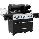 Broil King Gasgrill Imperial 690 IR schwarz/edelstahl, mit Infrarot-Seitenbrenner und Heckbrenner