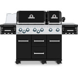 Broil King Gasgrill Imperial 690 IR schwarz/edelstahl, mit Infrarot-Seitenbrenner und Heckbrenner