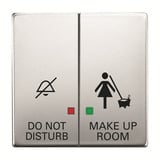 Busch-Jaeger Elektroniktaster zweiteilige Wippe mit Symbolik DND/MUR edelstahl, Retail