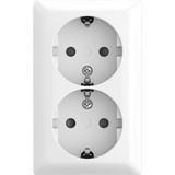 Busch-Jaeger Schutzkontakt Steckdose Typ F Aufputzmontage weiß, Retail