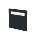 Busch-Jaeger Wippe mit Beschriftungsfeld mit Symbol Klingel schwarz, Retail