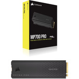 Corsair MP700 PRO 2 TB, SSD schwarz, PCIe 5.0 x4 | NVMe 2.0 | M.2 2280, mit Luftkühler