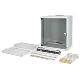 Digitus Netzwerk-Set SOHO Pro 19" 540x400 mm (BxT), IT-Schrank hellgrau, 12 Höheneinheiten