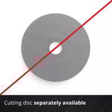 EINHELL Power X-Change Akku-Winkelschleifer TE-AG 18/125-2 Li Kit, 18Volt rot/schwarz, Li-Ion-Akku 4,0Ah