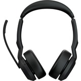 Jabra Evolve2 55, mit Ladestation, Headset schwarz, Stereo, UC, USB-A, Link380a