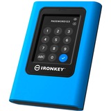 Kingston IronKey Vault Privacy 80 3.84 TB, Externe SSD blau/schwarz, USB-C 3.2 Gen 1 (5 Gbit/s)