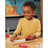 MGA Entertainment Litte Tikes Creative Construction - Mess- und Schneide-Set, Kinderwerkzeug 