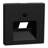 Merten Zentralplatte einfach für Unterputz-Anschlusseinheit Einsatz System M UAE-Einsatz schwarz (matt), Retail