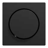 Merten Zentralplatte mit Drehknopf schwarz, Retail