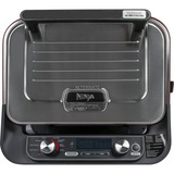 Ninja Woodfire, elektrischer Outdoor-Ofen, Pizzaofen und Smoker OO101EU braun/silber, für Pizzen bis ca. Ø 30cm
