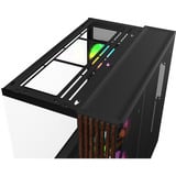 Thermaltake View 380 XL WS ARGB Black, Tower-Gehäuse schwarz/holz, Tempered Glass x 2, Holz-Struktur