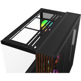 Thermaltake View 380 XL WS ARGB , Tower-Gehäuse schwarz/holz, Tempered Glass x 2, Holz-Struktur