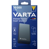 Varta Power Bank Fast Energy 20000, Powerbank grau, 20.000 mAh