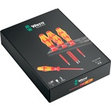 Wera 160 i/6 Rack Schraubendrehersatz Kraftform Plus Serie 100 + Rack rot/gelb, 6-teilig, mit Lasertip