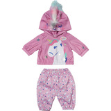 ZAPF Creation BABY born® Einhorn Outfit 43cm, Puppenzubehör 