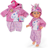 ZAPF Creation BABY born® Einhorn Outfit 43cm, Puppenzubehör 
