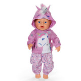 ZAPF Creation BABY born® Einhorn Outfit 43cm, Puppenzubehör 