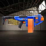 ZURU XSHOT Insanity - Motorized Blitz Hammer, Dartblaster 