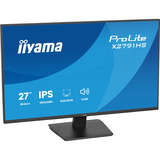 iiyama ProLite X2791HS-B1, LED-Monitor 68.6 cm (27 Zoll), schwarz (matt), FullHD, IPS, HDMI, DP, Lautsprecher, 120Hz Panel