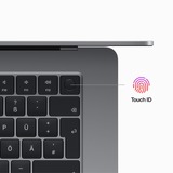 Apple  MacBook Air (15") 2023 CTO, Notebook grau, M2, 10-Core GPU, macOS, Deutsch, 38.9 cm (15.3 Zoll), 256 GB SSD