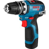 Bosch Professional Akku-Bohrschrauber GSR 12V-35 FC Professional solo, 12Volt blau/schwarz, ohne Akku und Ladegerät, mit FlexiClick Aufsätzen, L-BOXX