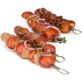 Broil King Narrow Doppelspieß-Set, 4-teilig edelstahl, für das Narrow Spießgestell