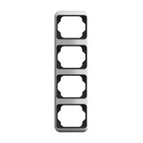 Busch-Jaeger Abdeckrahmen vierfach Rahmen senkrecht alpha titan, Retail