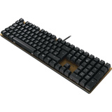 CHERRY KC 200 MX, Tastatur schwarz/bronze, DE-Layout, Cherry MX2A Silent Red