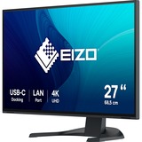 EIZO EV2740X-BK, LED-Monitor 69 cm (27 Zoll), schwarz, UltraHD/4K, IPS, LAN, USB-C