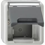 Gira Abdeckhaube Datentechnik, Gehäuse grau, Retail