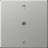 Gira Wippe einfach mit Pfeilsymbolen und Kontrollfenster edelstahl, Retail