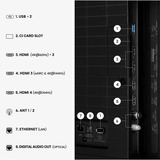 Hisense ULED 55E8S MiniLED, QLED-Fernseher 139 cm (55 Zoll), schwarz/dunkelgrau, UltraHD/4K, Triple Tuner, Subwoofer, 144Hz Panel