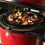 Kamado Joe Karbonstahl Paella Pfanne schwarz