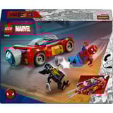 LEGO 76336 Marvel Super Heroes Spider-Man Auto vs. Venomized Wolverine, Konstruktionsspielzeug 