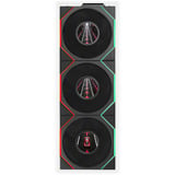 Lian Li UNI FAN TL LCD FLEX 120 Wireless, Gehäuselüfter schwarz, 3er Pack mit Controller, 124 mm