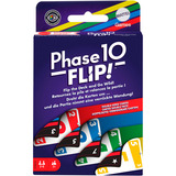 Mattel Phase zehn Flip Kartenspiel mit beidseitig bedruckten Karten und speziellen Flip-Karten 