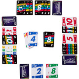 Mattel Phase zehn Flip Kartenspiel mit beidseitig bedruckten Karten und speziellen Flip-Karten 