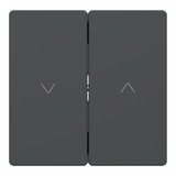 Merten Wippe für Rollladenschalter, einteilige Wippe, lackierter Thermoplast, matt, Typ MEG3855-6034 anthrazit, Retail