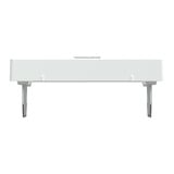 Merten Zentralplatte Zugschalter Ausführung glänzend mit Kontrollfenster, Abdeckung weiß (glänzend), Retail