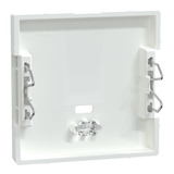 Merten Zentralplatte Zugschalter Ausführung glänzend mit Kontrollfenster, Abdeckung weiß (glänzend), Retail