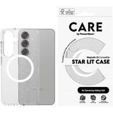 PanzerGlass Urban Combat Star Lit Case, Handyhülle transparent/weiß, Samsung Galaxy S25, QI-kompatibel
