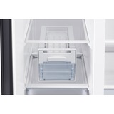 SAMSUNG RS62DG5003B1EF, Side-by-Side edelstahl (dunkel), AI Energy Mode, All-round Cooling, Twist Ice Maker