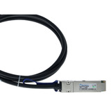 BlueOptics BlueLAN Direct Attach Kabel kompatibel zu Extreme Networks 10411 QSFP28 schwarz, 1 Meter